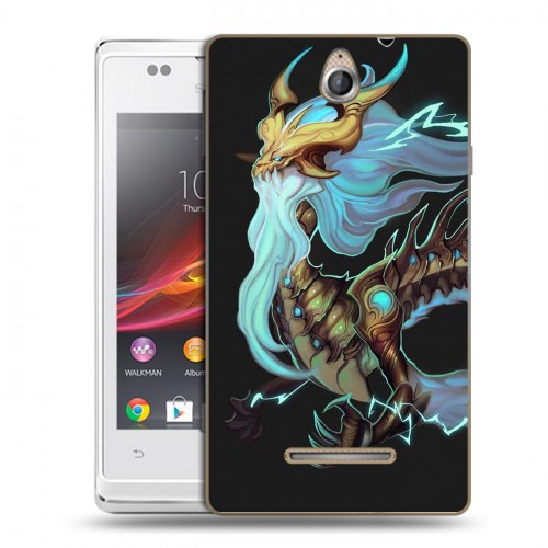 Дизайнерский пластиковый чехол для Sony Xperia E League of Legends