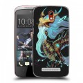 Дизайнерский пластиковый чехол для HTC Desire 500 League of Legends