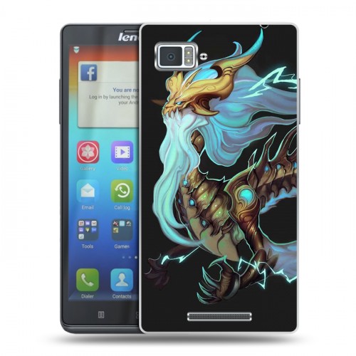 Дизайнерский пластиковый чехол для Lenovo Vibe Z League of Legends