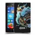 Дизайнерский пластиковый чехол для Microsoft Lumia 435 League of Legends