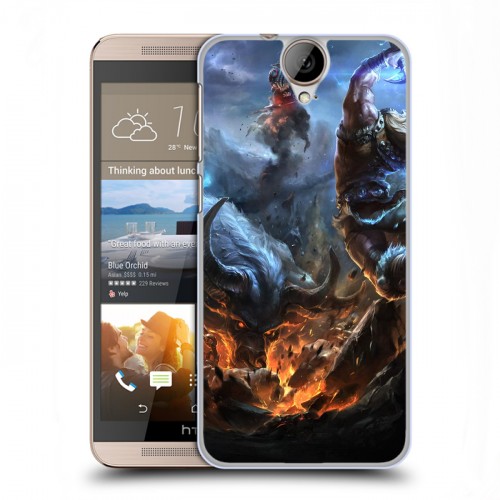 Дизайнерский пластиковый чехол для HTC One E9+ League of Legends