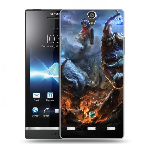 Дизайнерский пластиковый чехол для Sony Xperia S League of Legends