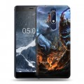 Дизайнерский пластиковый чехол для Nokia 5.1 League of Legends