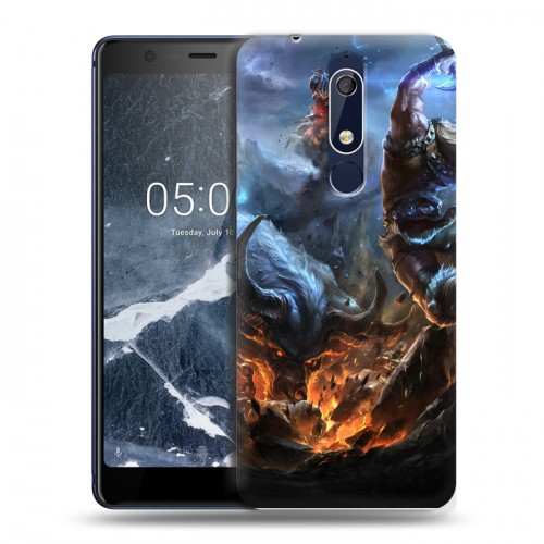 Дизайнерский пластиковый чехол для Nokia 5.1 League of Legends