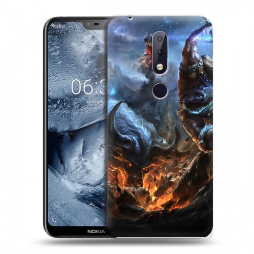 Дизайнерский силиконовый чехол для Nokia 6.1 Plus League of Legends