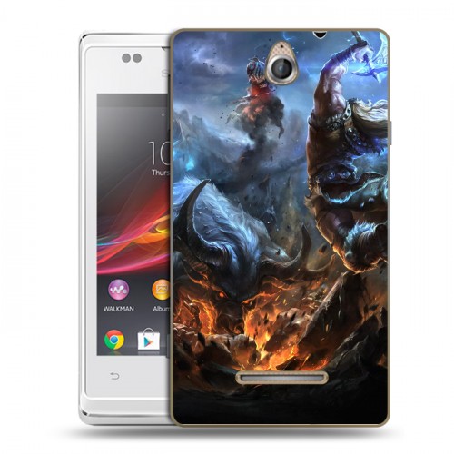 Дизайнерский пластиковый чехол для Sony Xperia E League of Legends