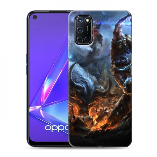 Дизайнерский пластиковый чехол для OPPO A52 League of Legends