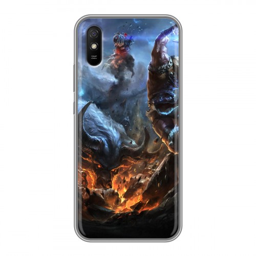 Дизайнерский силиконовый чехол для Xiaomi RedMi 9A League of Legends