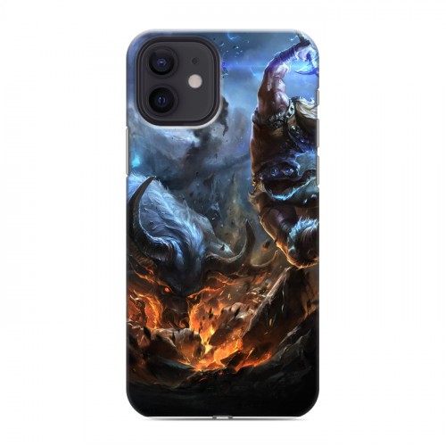 Дизайнерский силиконовый чехол для Iphone 12 League of Legends