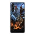 Дизайнерский силиконовый чехол для Samsung Galaxy M55 League of Legends