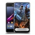 Дизайнерский силиконовый чехол для Sony Xperia E1 League of Legends