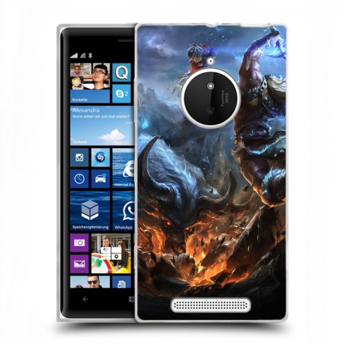 Дизайнерский пластиковый чехол для Nokia Lumia 830 League of Legends