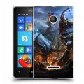 Дизайнерский пластиковый чехол для Microsoft Lumia 435 League of Legends