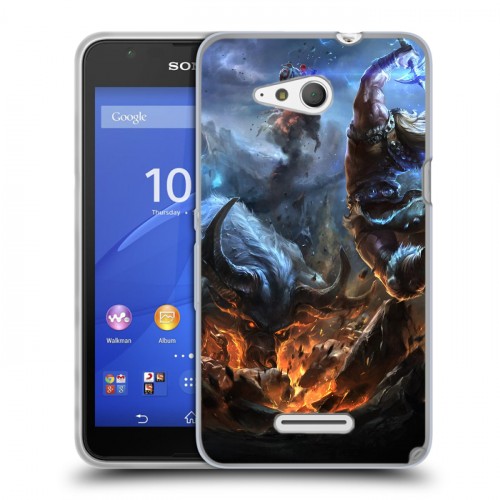 Дизайнерский пластиковый чехол для Sony Xperia E4g League of Legends