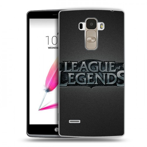 Дизайнерский пластиковый чехол для LG G4 Stylus League of Legends