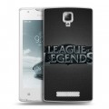 Дизайнерский пластиковый чехол для Lenovo A1000 League of Legends