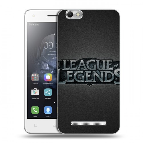 Дизайнерский силиконовый чехол для Lenovo Vibe C League of Legends