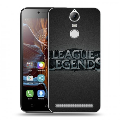 Дизайнерский пластиковый чехол для Lenovo K5 Note League of Legends