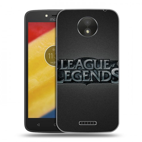 Дизайнерский пластиковый чехол для Motorola Moto C Plus League of Legends