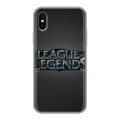 Дизайнерский силиконовый чехол для Iphone x10 League of Legends