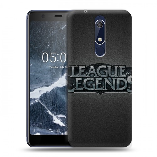 Дизайнерский пластиковый чехол для Nokia 5.1 League of Legends