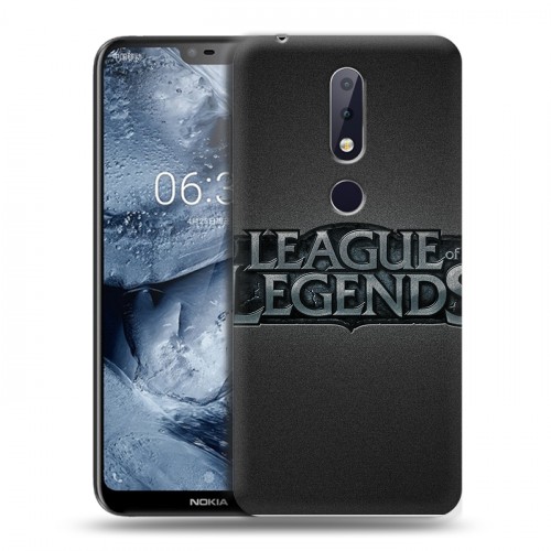 Дизайнерский пластиковый чехол для Nokia 6.1 Plus League of Legends