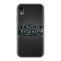 Дизайнерский силиконовый чехол для Iphone Xr League of Legends