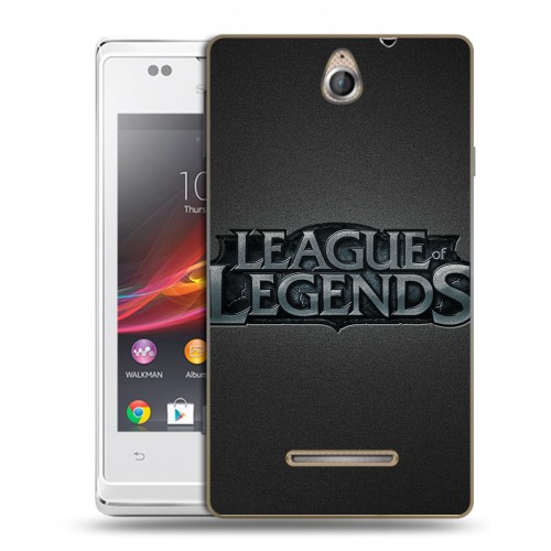 Дизайнерский пластиковый чехол для Sony Xperia E League of Legends