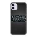 Дизайнерский силиконовый чехол для Iphone 11 League of Legends