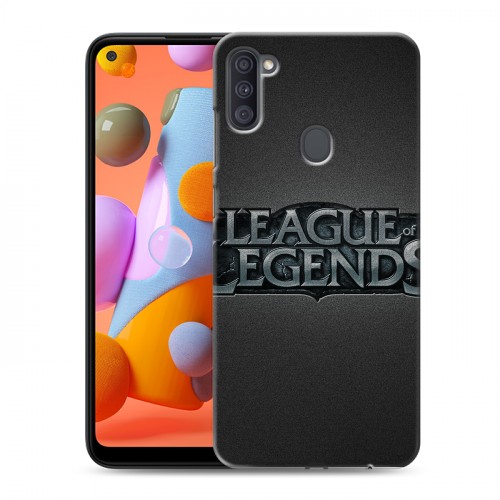 Дизайнерский силиконовый с усиленными углами чехол для Samsung Galaxy A11 League of Legends