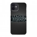 Дизайнерский силиконовый с усиленными углами чехол для Iphone 12 Mini League of Legends