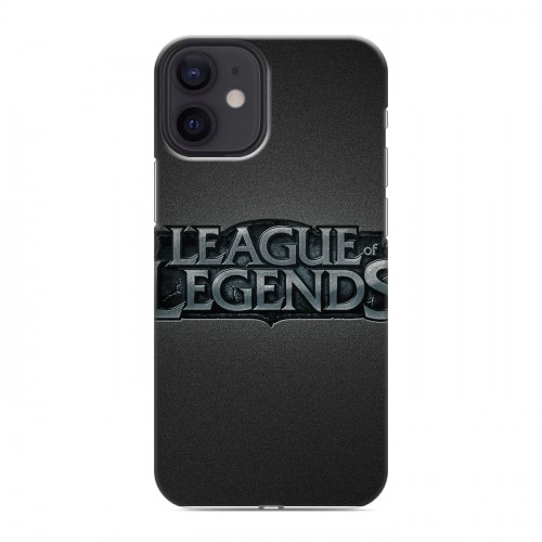 Дизайнерский силиконовый с усиленными углами чехол для Iphone 12 Mini League of Legends