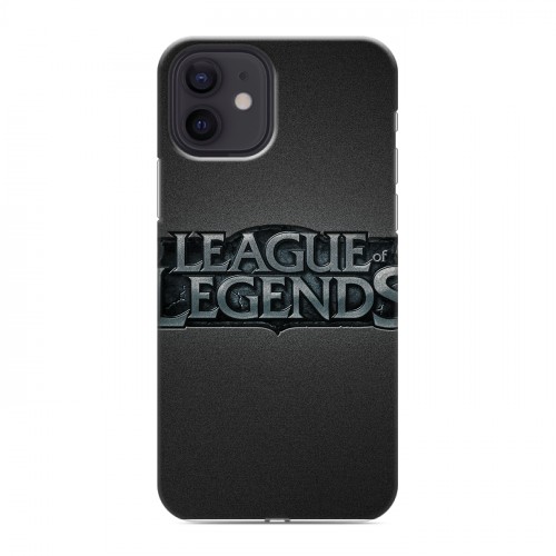Дизайнерский силиконовый чехол для Iphone 12 League of Legends