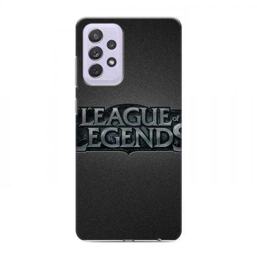 Дизайнерский пластиковый чехол для Samsung Galaxy A72 League of Legends