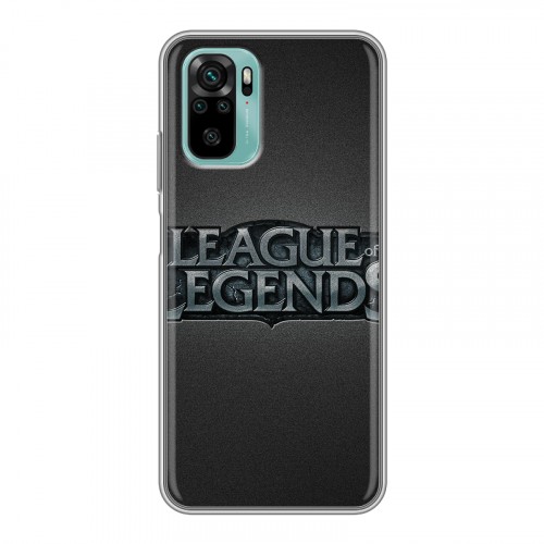 Дизайнерский силиконовый чехол для Xiaomi RedMi Note 10 League of Legends