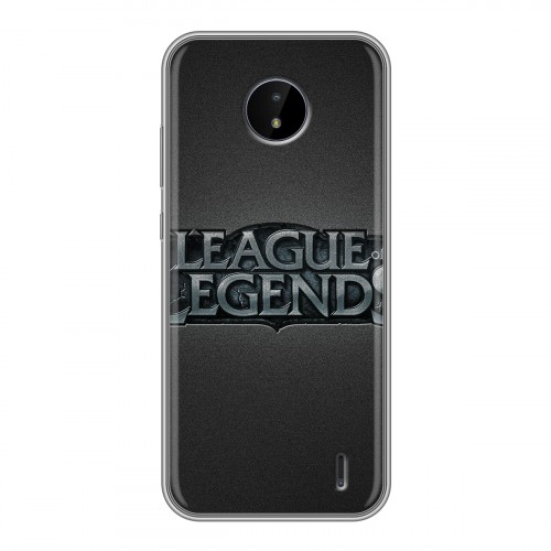 Дизайнерский силиконовый чехол для Nokia C20 League of Legends