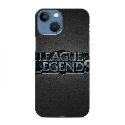 Дизайнерский пластиковый чехол для Iphone 13 Mini League of Legends