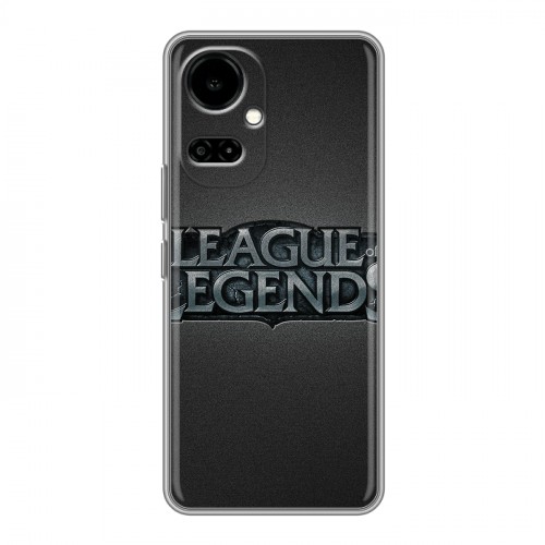 Дизайнерский силиконовый чехол для Tecno Camon 19 League of Legends