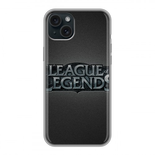 Дизайнерский силиконовый чехол для Iphone 15 Plus League of Legends