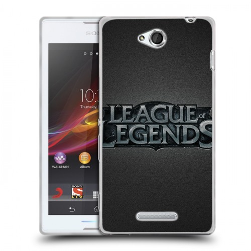 Дизайнерский пластиковый чехол для Sony Xperia C League of Legends
