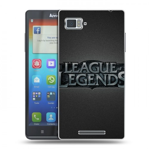 Дизайнерский пластиковый чехол для Lenovo Vibe Z League of Legends