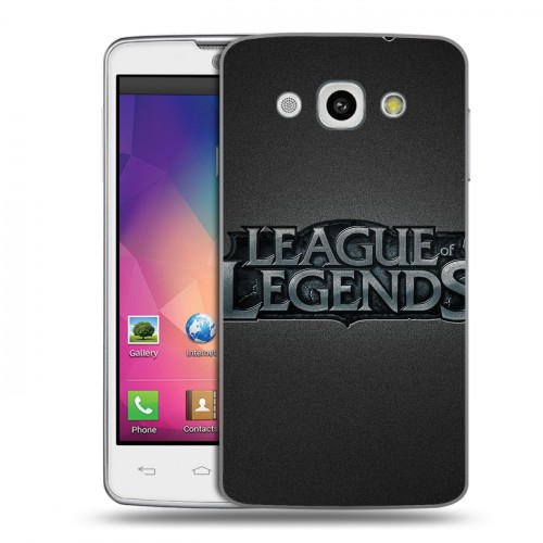 Дизайнерский пластиковый чехол для LG L60 League of Legends