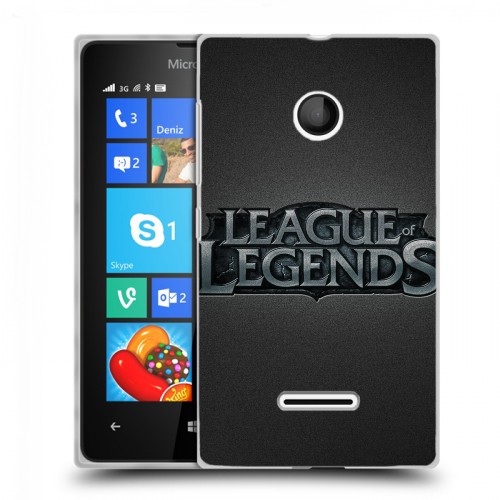 Дизайнерский пластиковый чехол для Microsoft Lumia 435 League of Legends