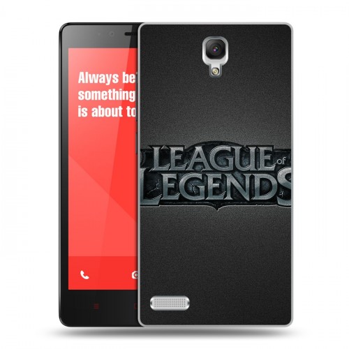 Дизайнерский пластиковый чехол для Xiaomi RedMi Note League of Legends