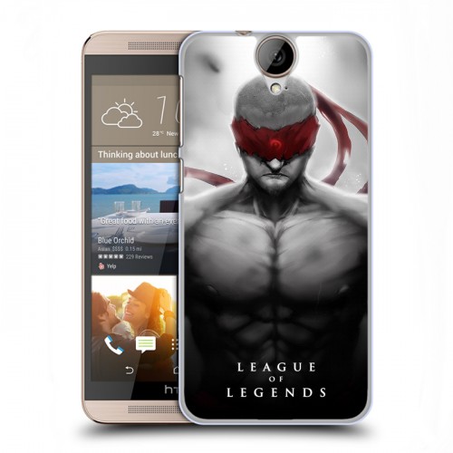 Дизайнерский пластиковый чехол для HTC One E9+ League of Legends