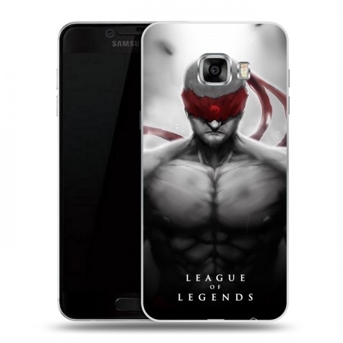 Дизайнерский пластиковый чехол для Samsung Galaxy C5 League of Legends