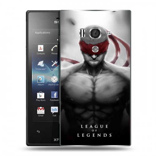 Дизайнерский пластиковый чехол для Sony Xperia acro S League of Legends