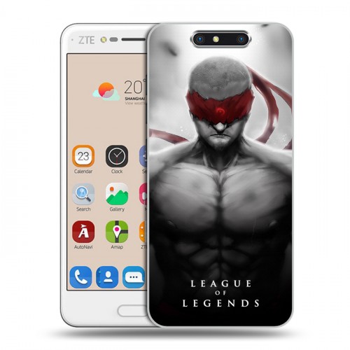 Дизайнерский пластиковый чехол для ZTE Blade V8 League of Legends