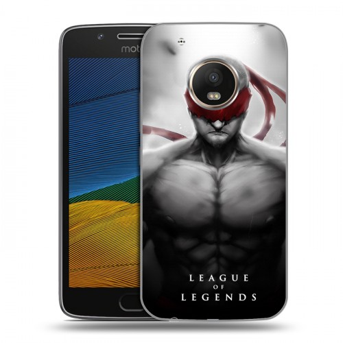 Дизайнерский пластиковый чехол для Lenovo Moto G5 League of Legends