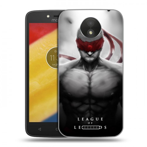 Дизайнерский пластиковый чехол для Motorola Moto C Plus League of Legends